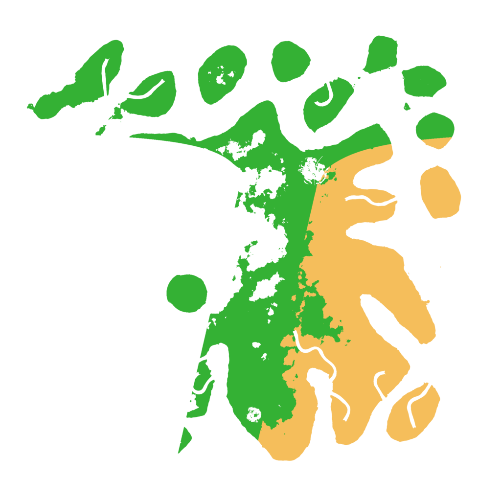 Biome Rust Map: Procedural Map, Size: 3500, Seed: 1318988