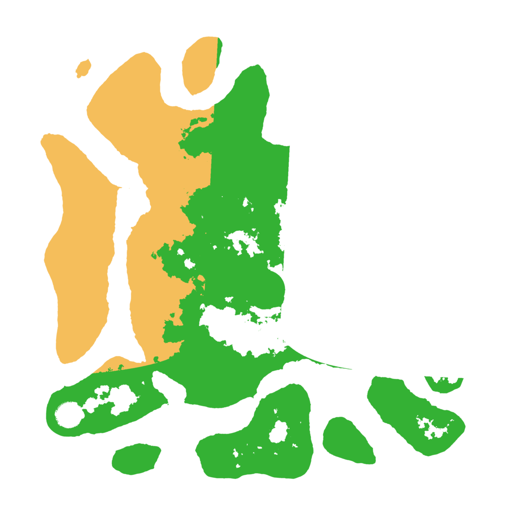 Biome Rust Map: Barren, Size: 3500, Seed: 3938468