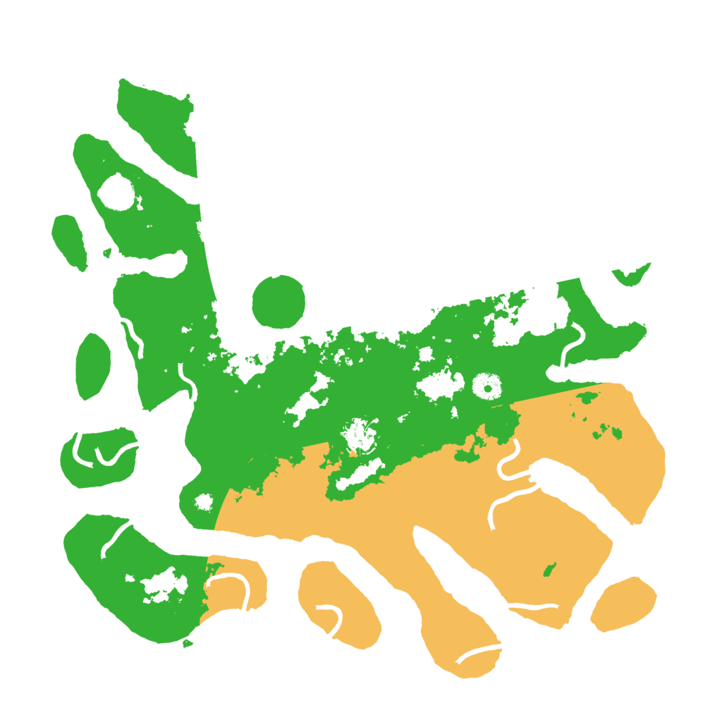 Biome Rust Map: Procedural Map, Size: 3800, Seed: 4372352