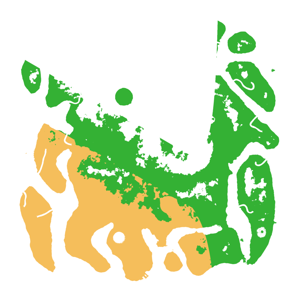 Biome Rust Map: Procedural Map, Size: 4500, Seed: 432000238