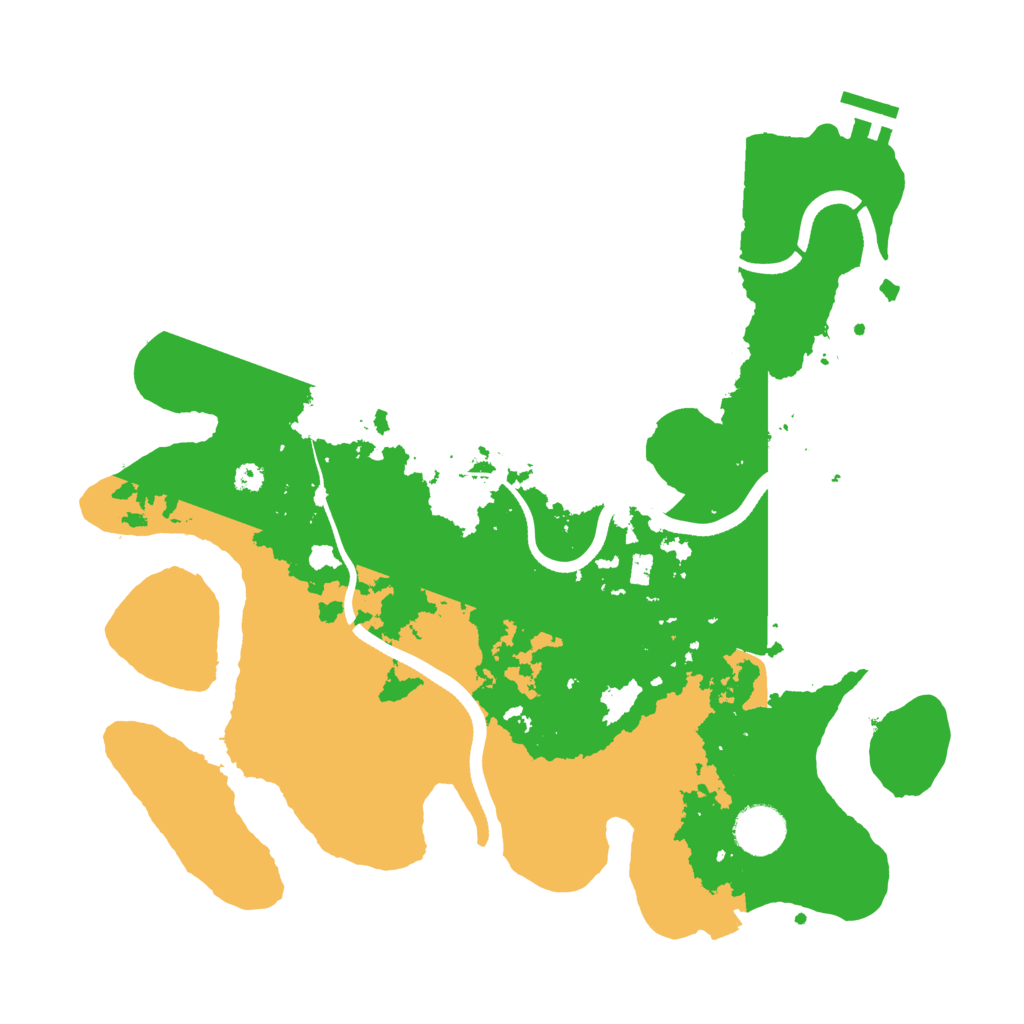 Biome Rust Map: Procedural Map, Size: 3550, Seed: 986713