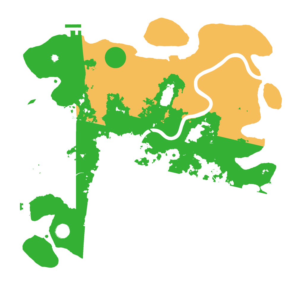 Biome Rust Map: Procedural Map, Size: 3800, Seed: 536867
