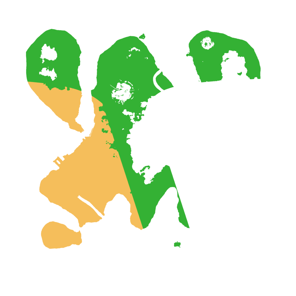 Biome Rust Map: Procedural Map, Size: 2500, Seed: 4051357
