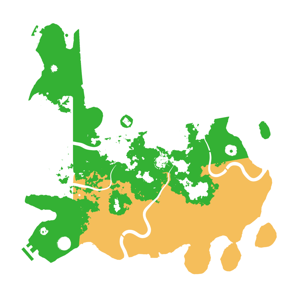 Biome Rust Map: Procedural Map, Size: 3800, Seed: 2693355