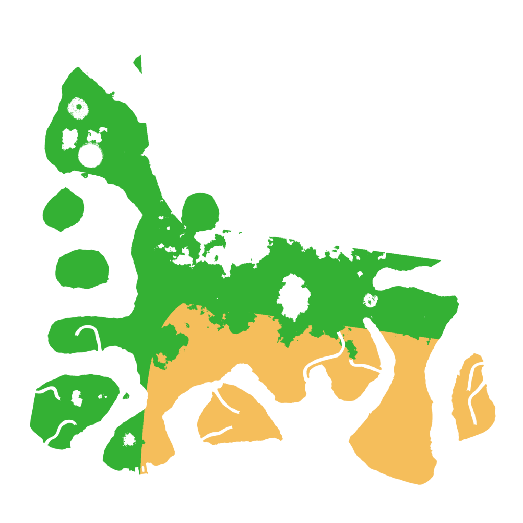 Biome Rust Map: Procedural Map, Size: 3800, Seed: 576231