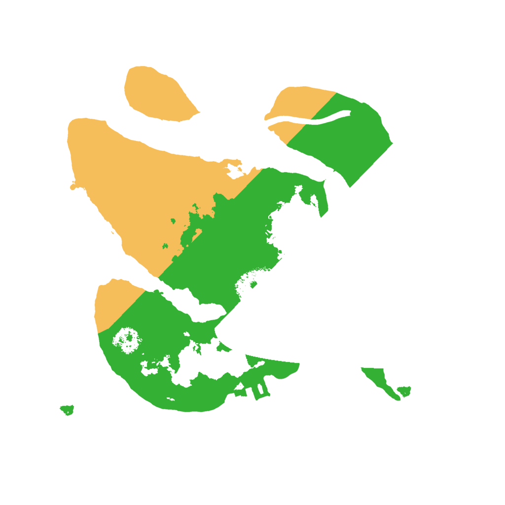 Biome Rust Map: Procedural Map, Size: 2000, Seed: 1174705760