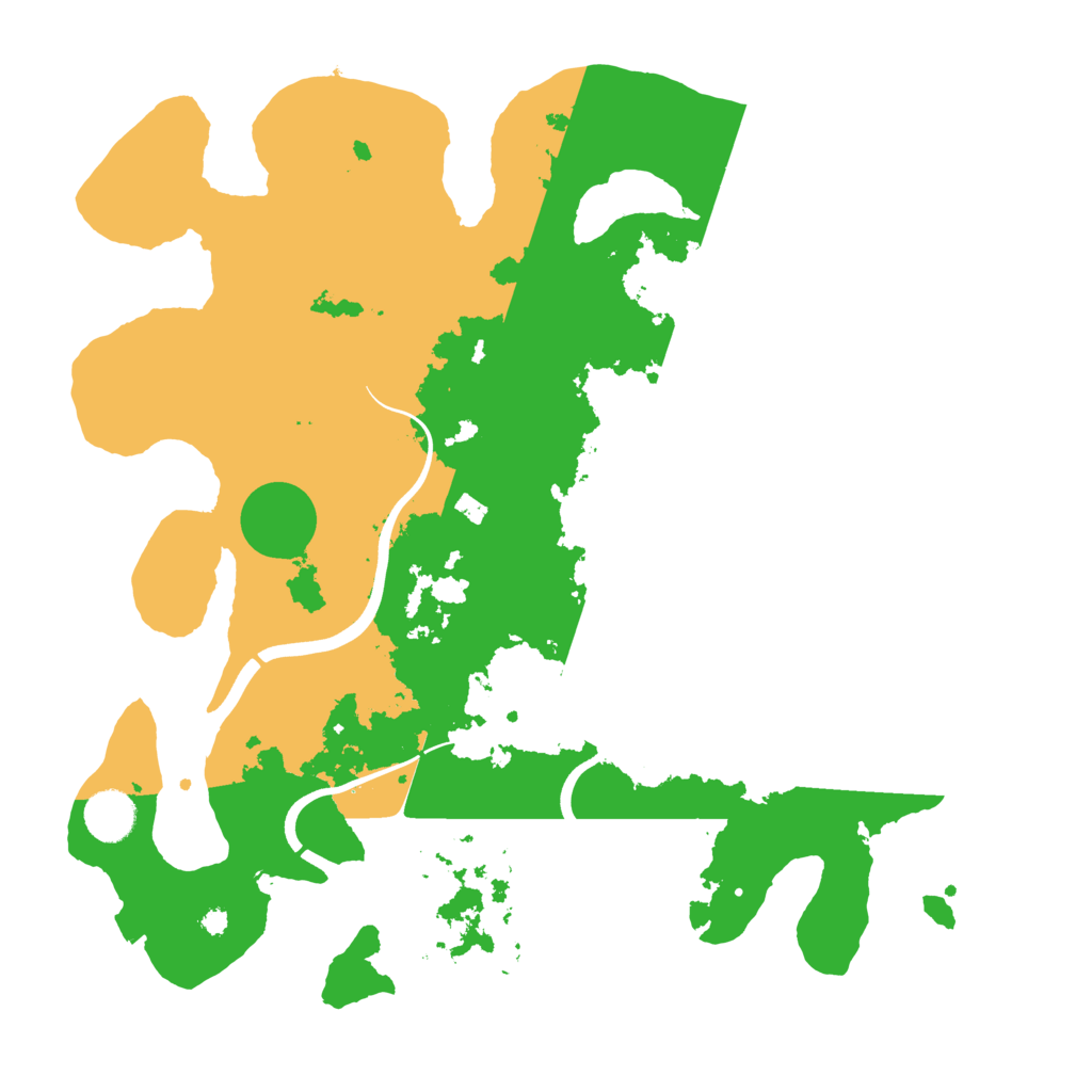 Biome Rust Map: Procedural Map, Size: 3800, Seed: 6440634
