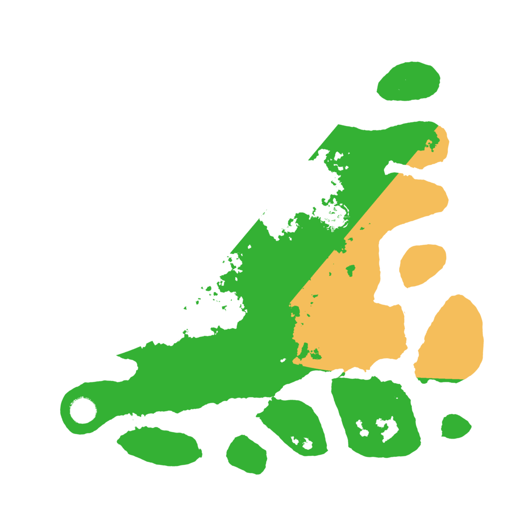 Biome Rust Map: Barren, Size: 3500, Seed: 2510076