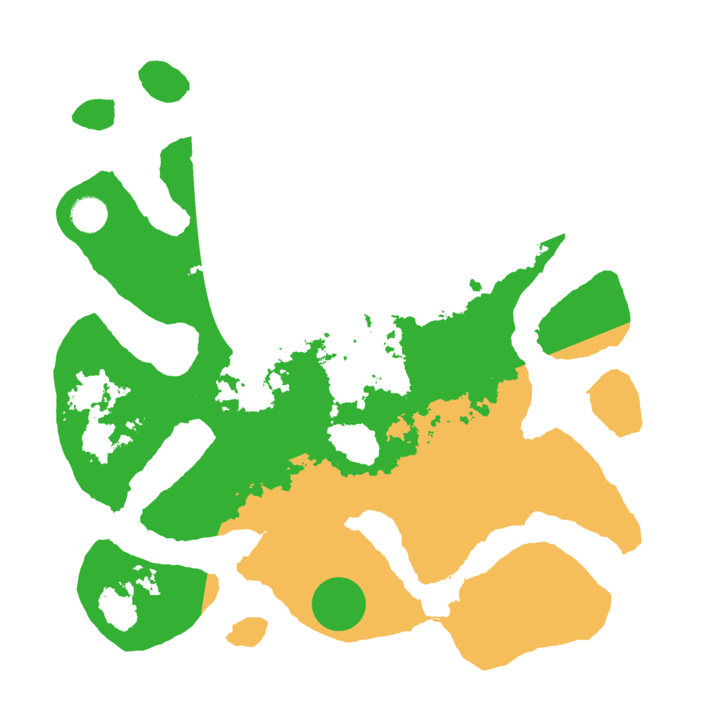 Biome Rust Map: Barren, Size: 3500, Seed: 1183795