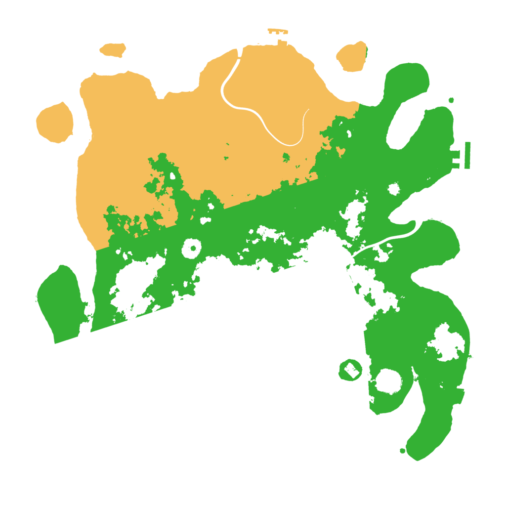 Biome Rust Map: Procedural Map, Size: 3800, Seed: 4626948