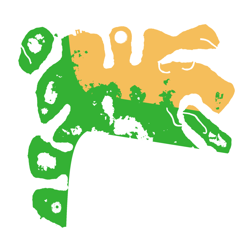 Biome Rust Map: Procedural Map, Size: 3500, Seed: 2616949