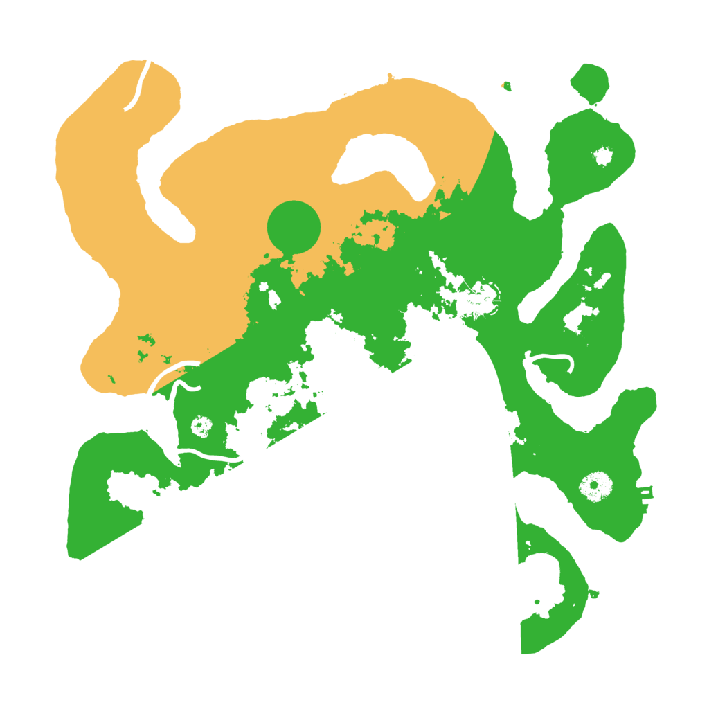 Biome Rust Map: Procedural Map, Size: 3500, Seed: 1617219