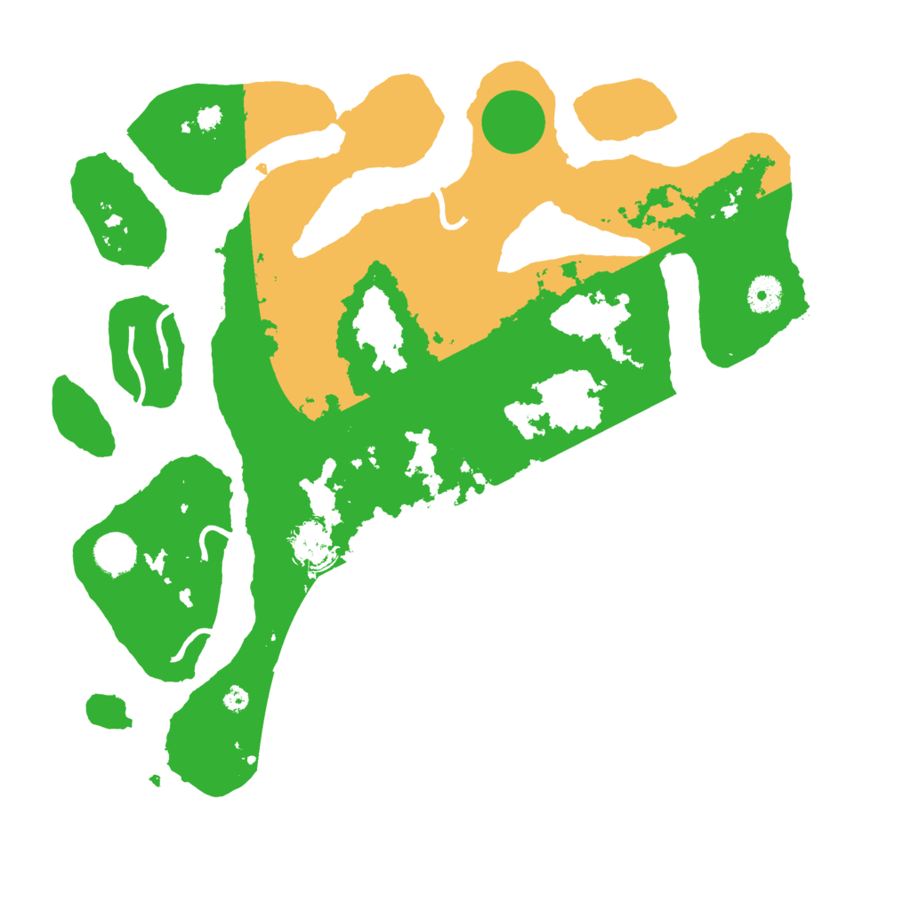 Biome Rust Map: Procedural Map, Size: 3800, Seed: 567158