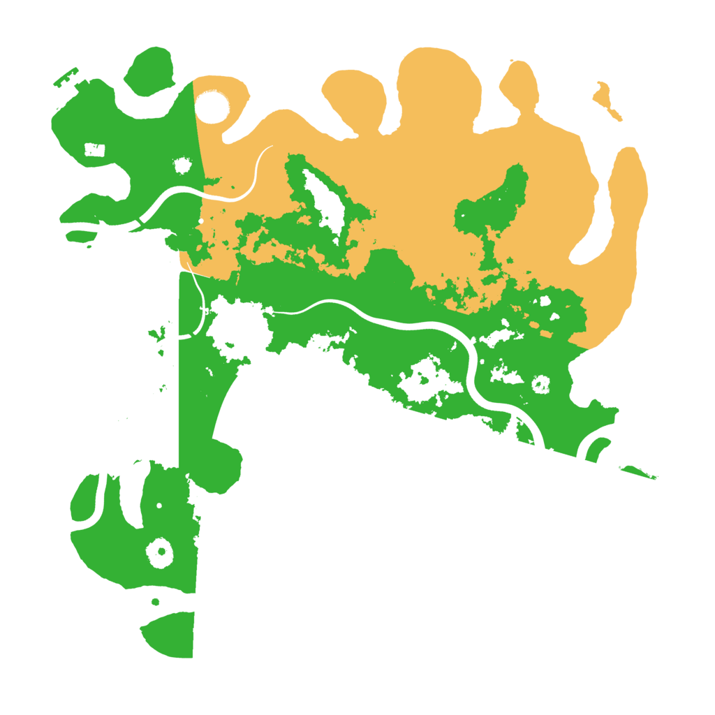 Biome Rust Map: Procedural Map, Size: 3800, Seed: 6360457