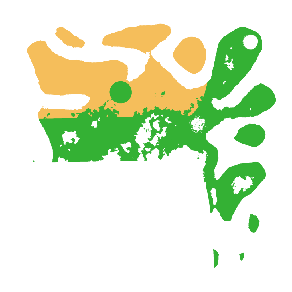 Biome Rust Map: Barren, Size: 3500, Seed: 757382