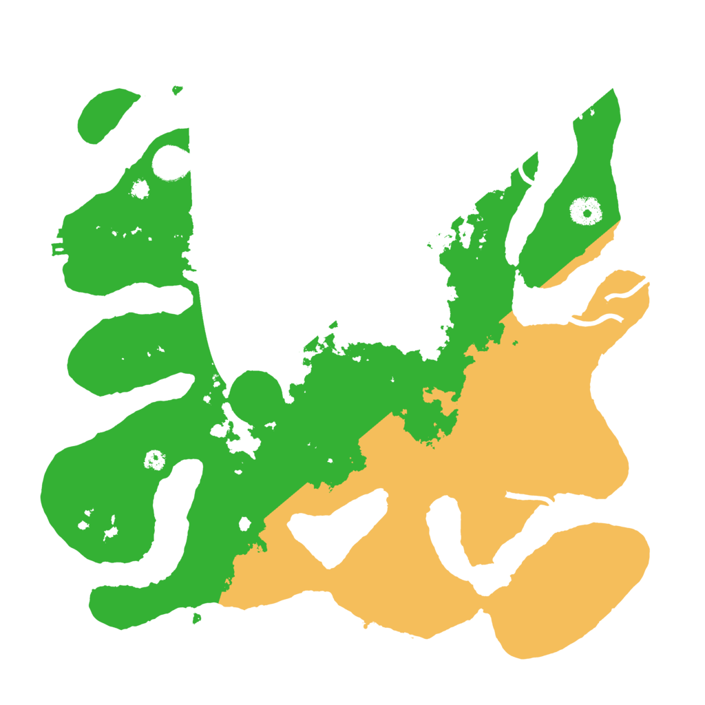 Biome Rust Map: Procedural Map, Size: 3500, Seed: 468461654