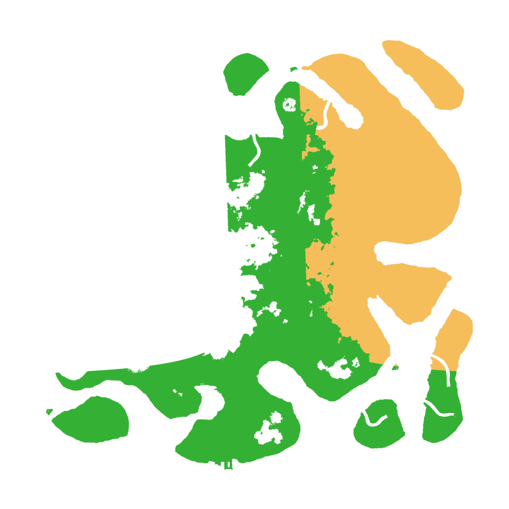 Biome Rust Map: Procedural Map, Size: 3800, Seed: 1545231