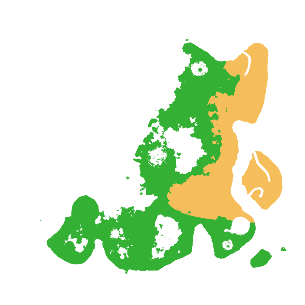 Biome Rust Map: Procedural Map, Size: 3000, Seed: 30723586