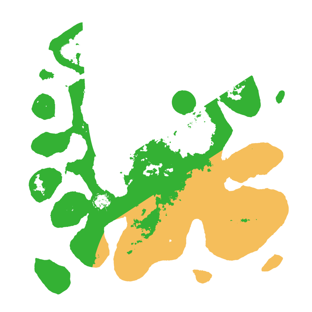 Biome Rust Map: Barren, Size: 3500, Seed: 1911280