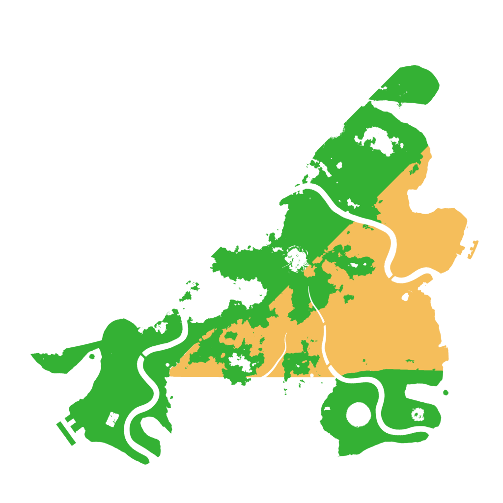 Biome Rust Map: Procedural Map, Size: 3800, Seed: 2338505