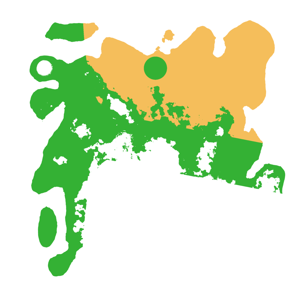 Biome Rust Map: Barren, Size: 3500, Seed: 2454426