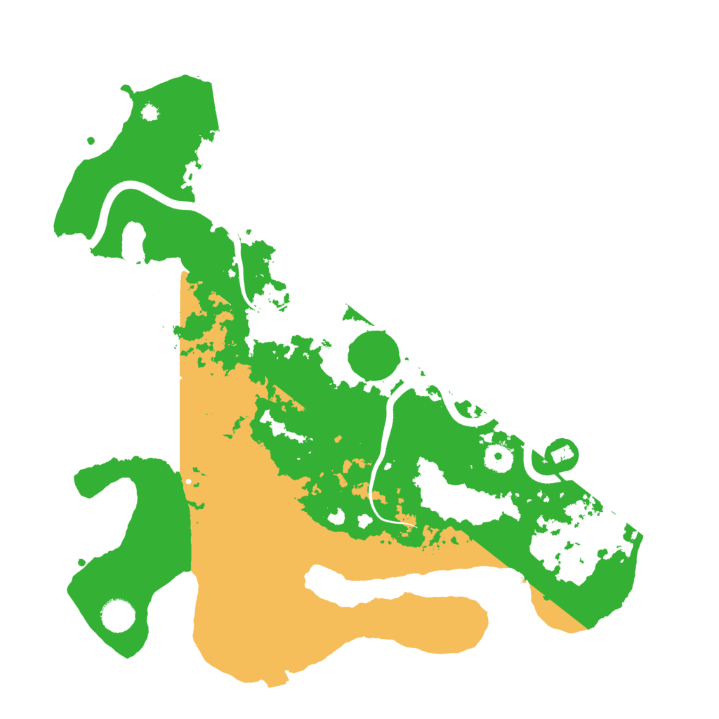 Biome Rust Map: Procedural Map, Size: 3800, Seed: 2058105807