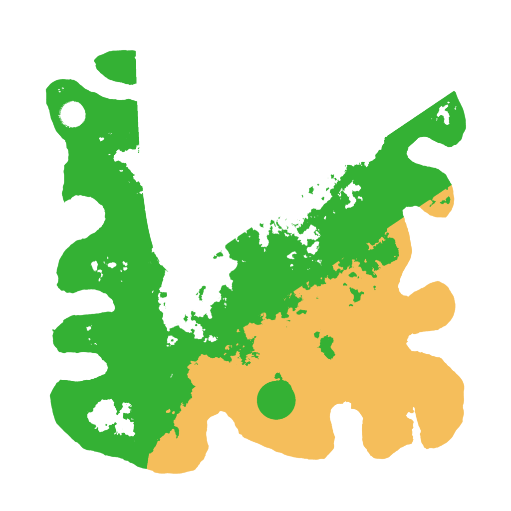 Biome Rust Map: Barren, Size: 3500, Seed: 1123175