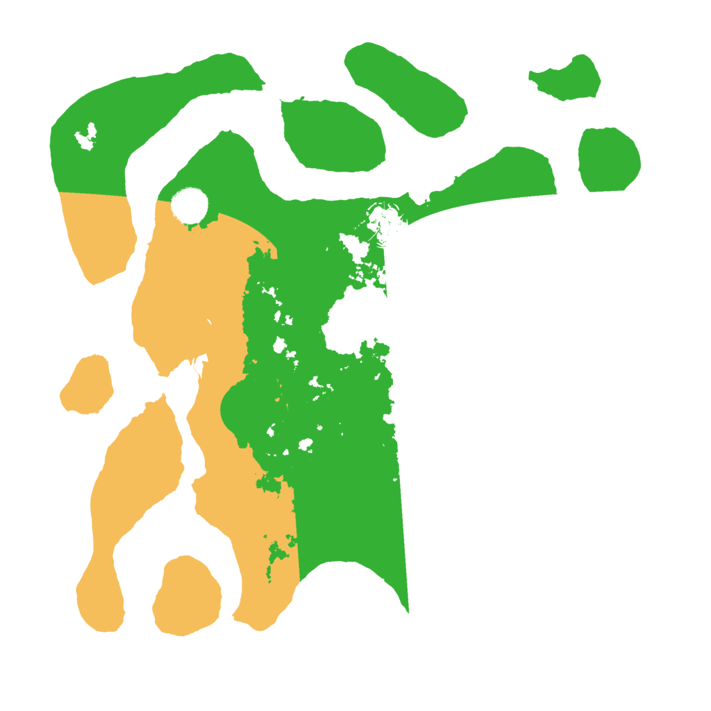 Biome Rust Map: Barren, Size: 3500, Seed: 4726577