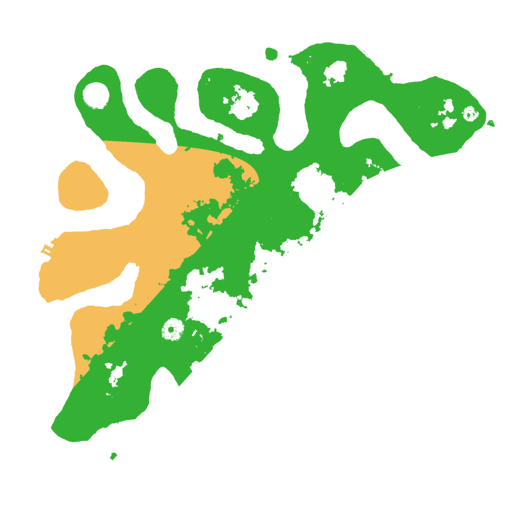 Biome Rust Map: Procedural Map, Size: 3500, Seed: 3076828