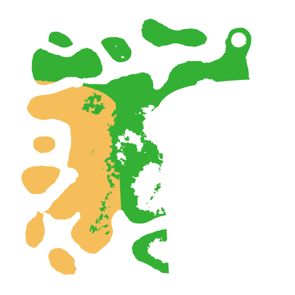 Biome Rust Map: Barren, Size: 3500, Seed: 2722784