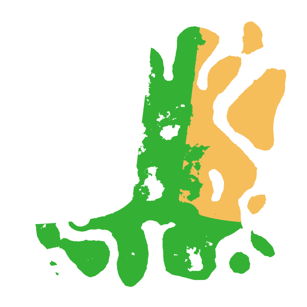 Biome Rust Map: Barren, Size: 3500, Seed: 4276044