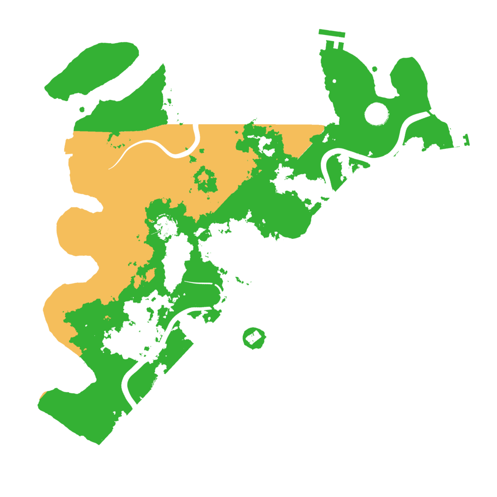 Biome Rust Map: Procedural Map, Size: 3800, Seed: 4557277