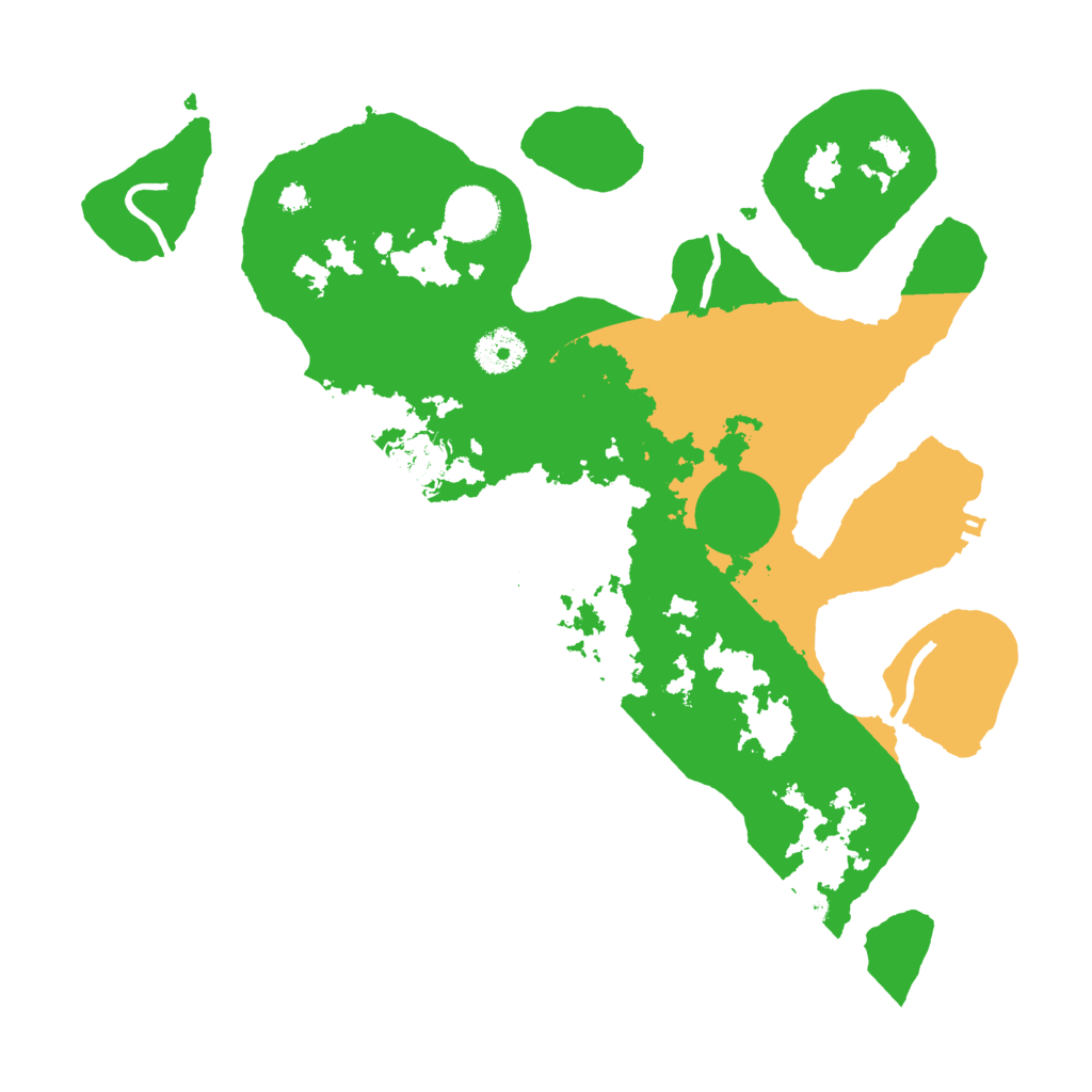 Biome Rust Map: Procedural Map, Size: 3500, Seed: 5510382