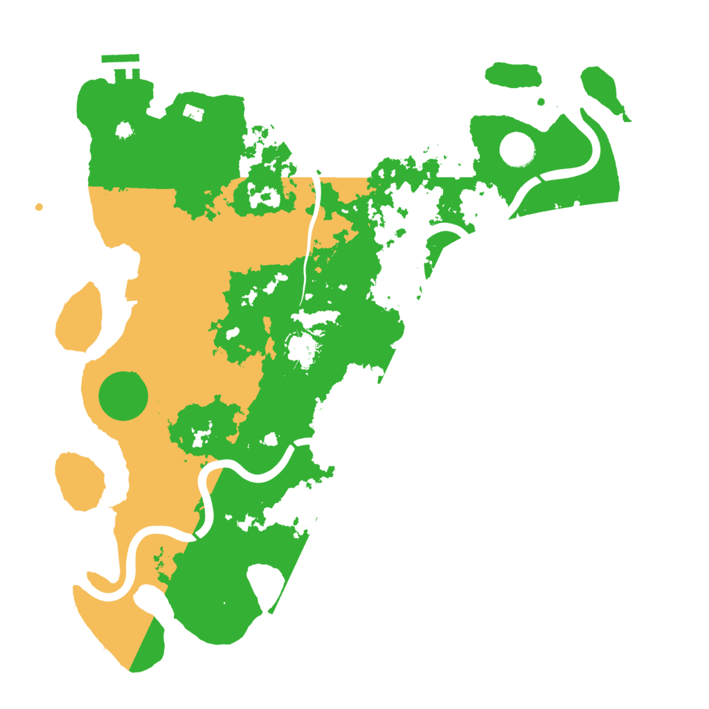 Biome Rust Map: Procedural Map, Size: 3800, Seed: 5031786