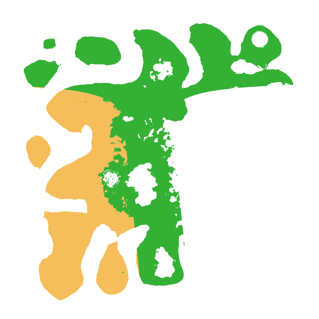 Biome Rust Map: Barren, Size: 3500, Seed: 6431951