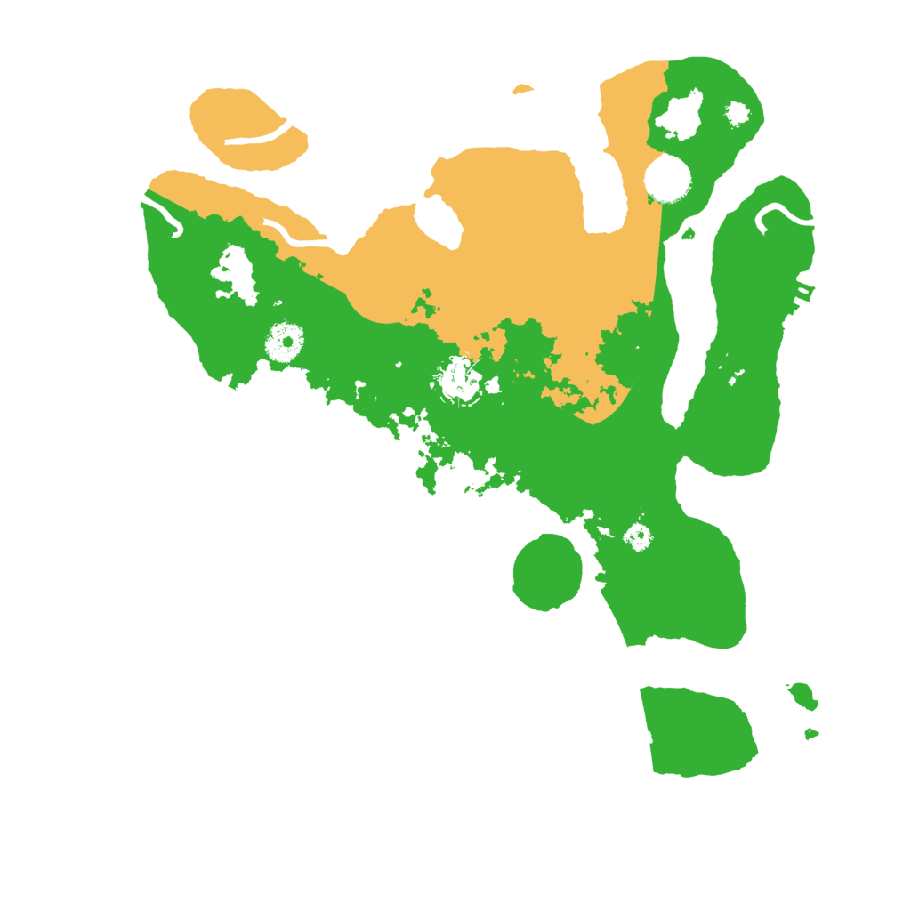 Biome Rust Map: Procedural Map, Size: 3500, Seed: 6246847