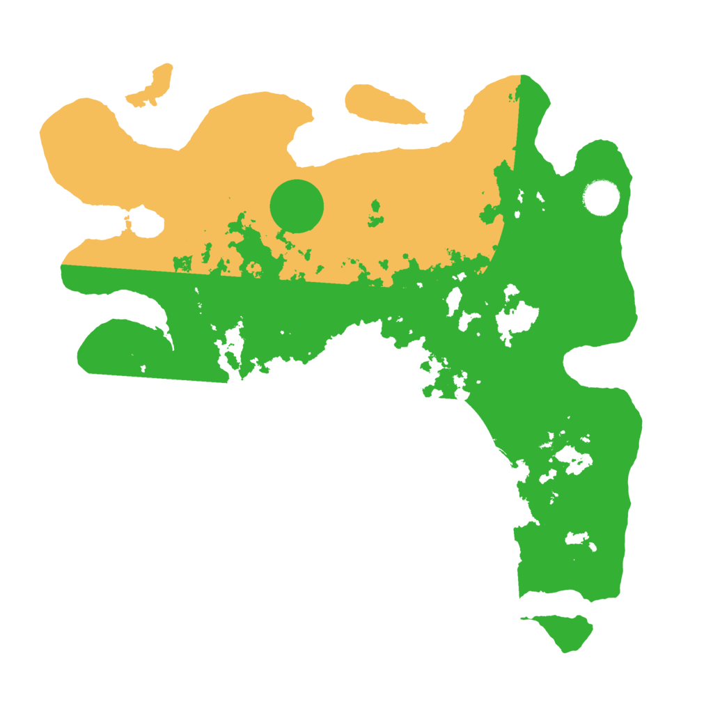 Biome Rust Map: Barren, Size: 3500, Seed: 1249038