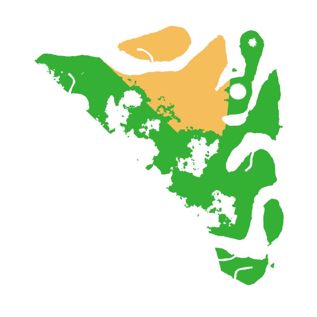 Biome Rust Map: Procedural Map, Size: 3500, Seed: 3681882