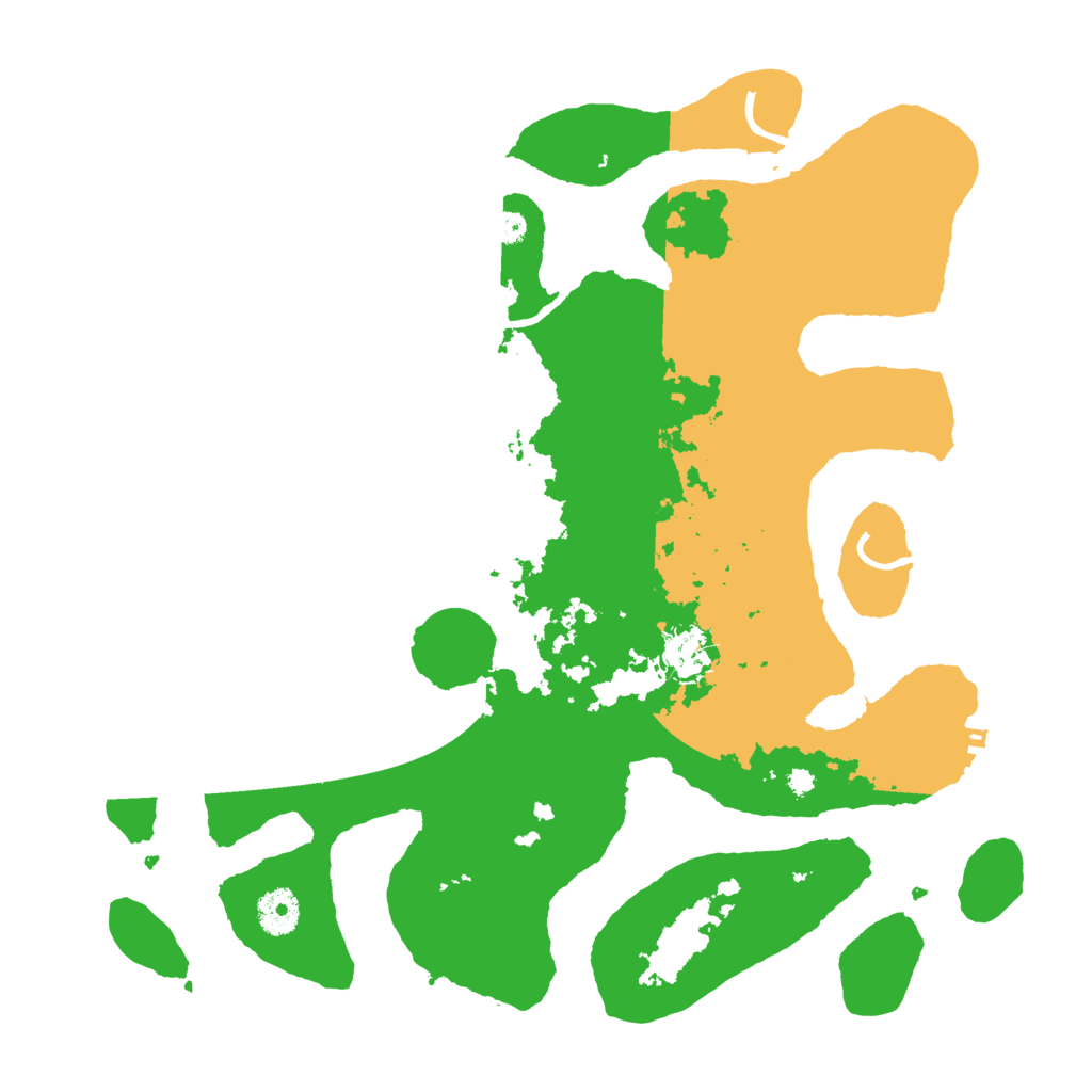 Biome Rust Map: Procedural Map, Size: 3700, Seed: 3518052