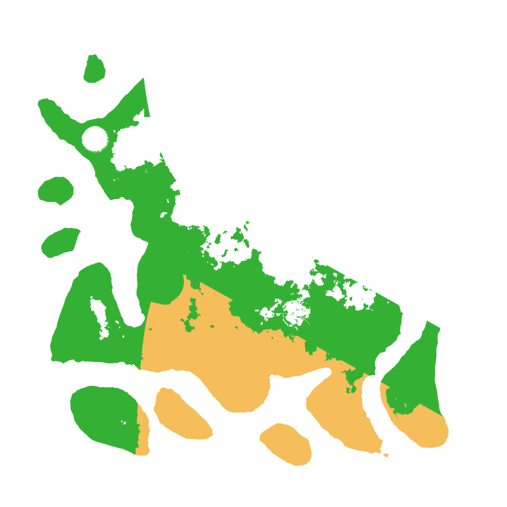 Biome Rust Map: Barren, Size: 3500, Seed: 4481332