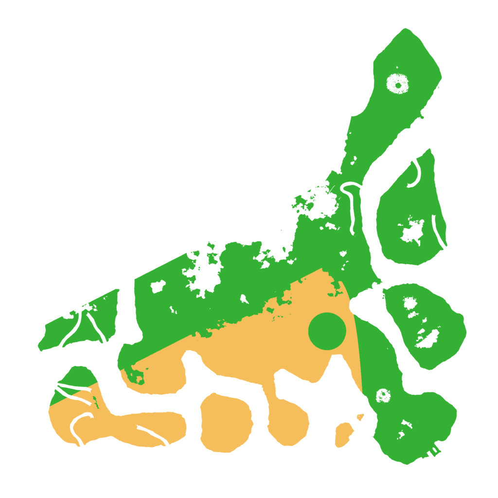 Biome Rust Map: Procedural Map, Size: 3500, Seed: 562273