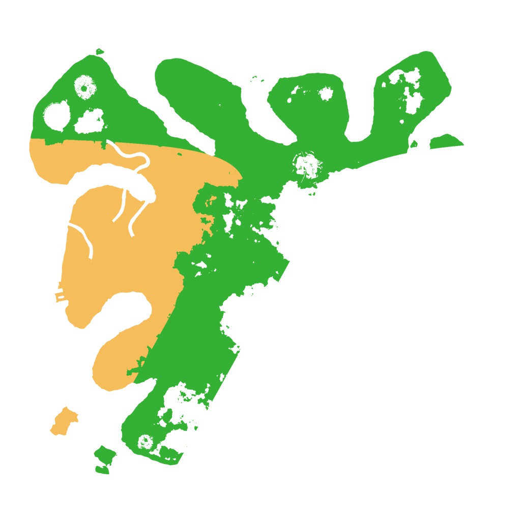 Biome Rust Map: Procedural Map, Size: 3500, Seed: 1825170