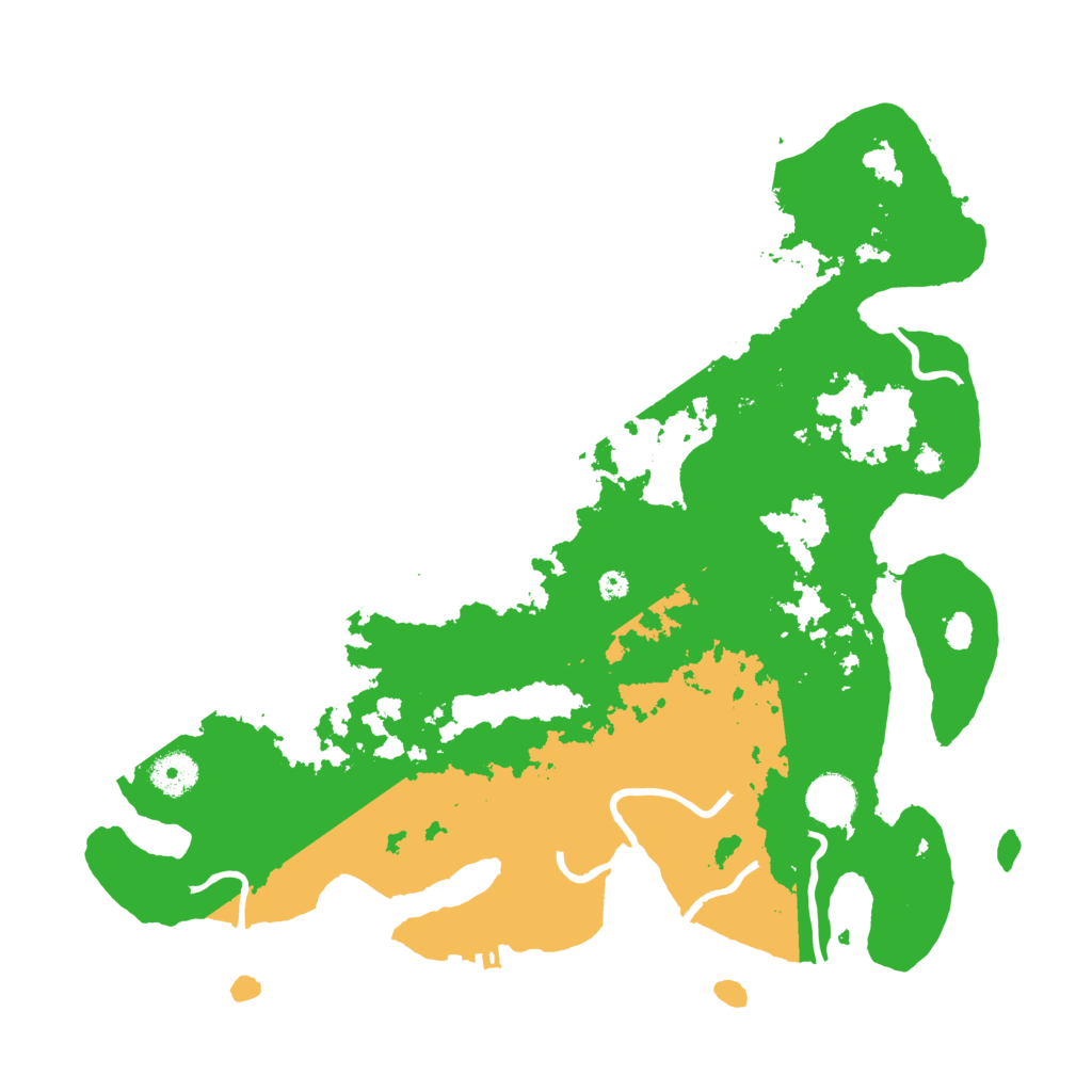 Biome Rust Map: Procedural Map, Size: 3800, Seed: 2557371