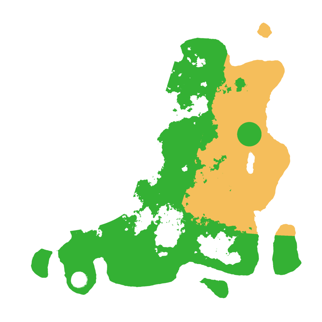 Biome Rust Map: Barren, Size: 3500, Seed: 1822059