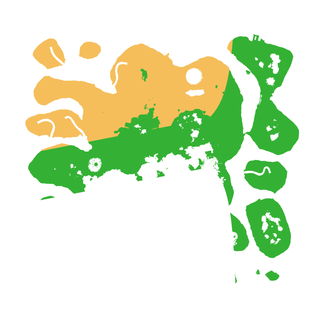 Biome Rust Map: Procedural Map, Size: 3500, Seed: 3175239