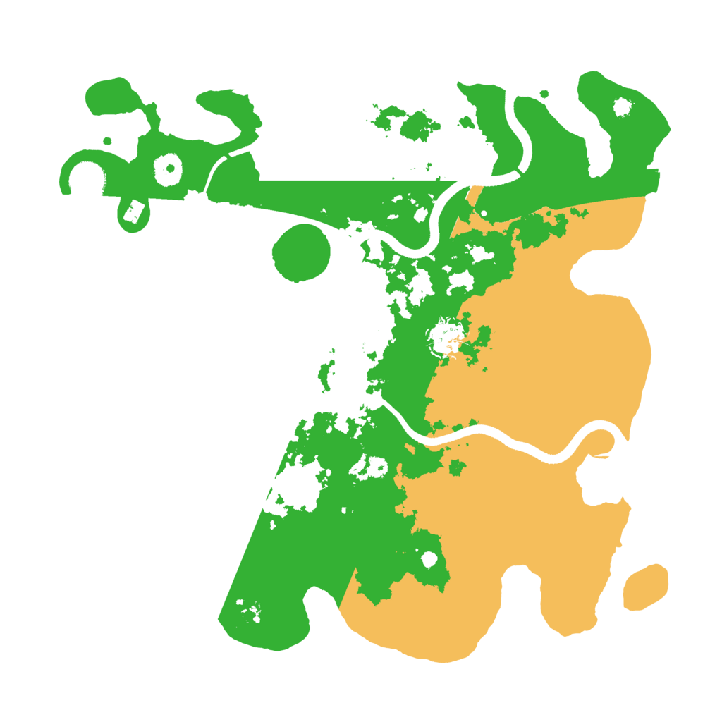 Biome Rust Map: Procedural Map, Size: 3500, Seed: 1841190