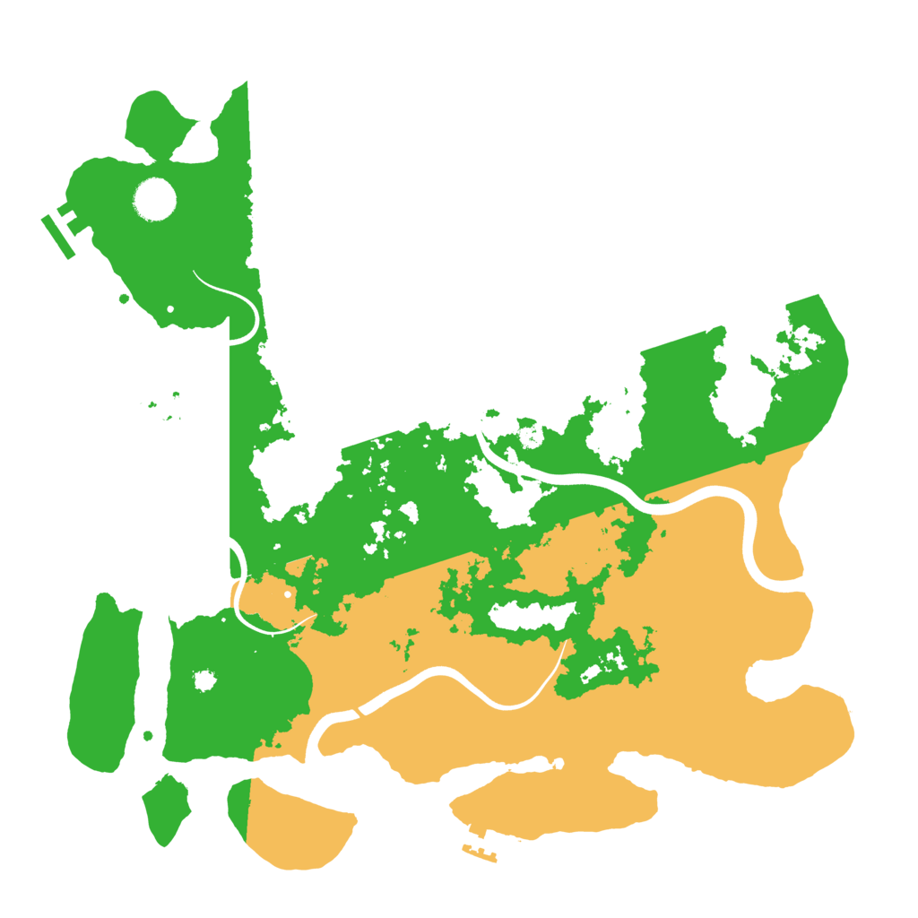 Biome Rust Map: Procedural Map, Size: 3800, Seed: 3093152