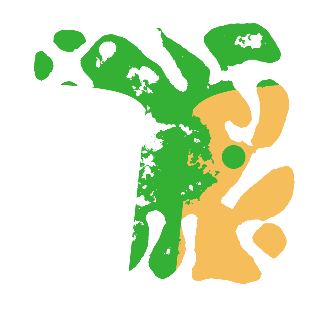 Biome Rust Map: Barren, Size: 3500, Seed: 1600582