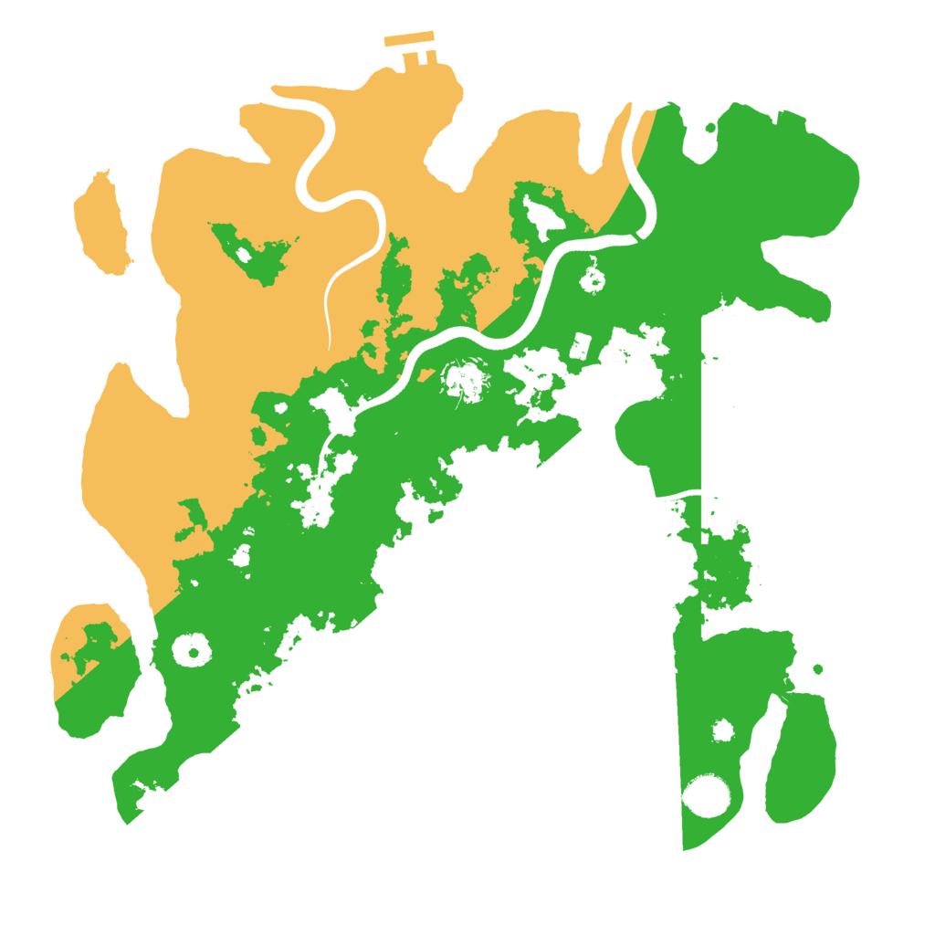 Biome Rust Map: Procedural Map, Size: 3800, Seed: 1488789