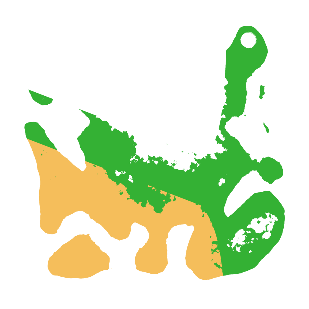 Biome Rust Map: Barren, Size: 3500, Seed: 2438288